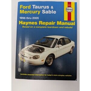 Haynes Repair Manual 36075 Ford Taurus & Mercury Sable 1996-2005 Book